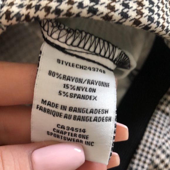 Preppy houndstooth pants - Picture 5 of 5